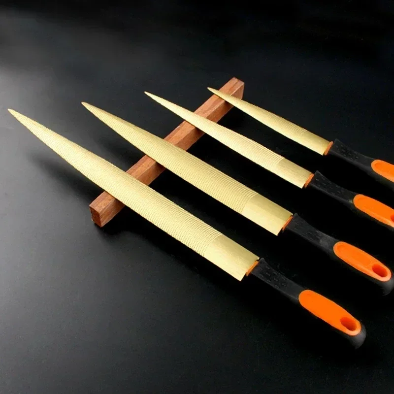 Woodworking Rasps And Files - 1PC Raspa conica dorata Lima per