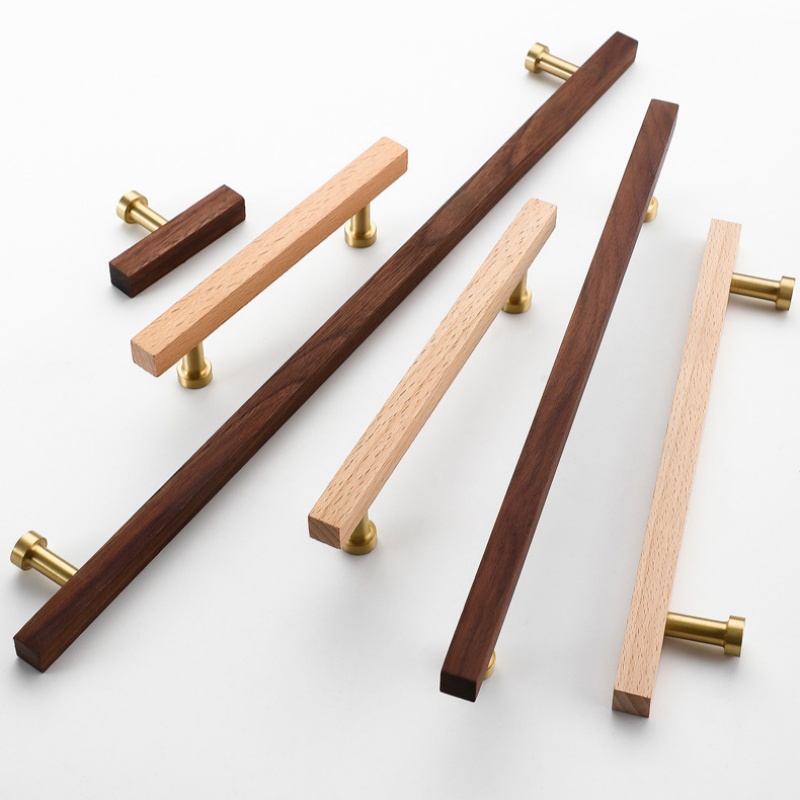 Woodworking In Japanese - Maniglie per Armadio in Ottone Massiccio
