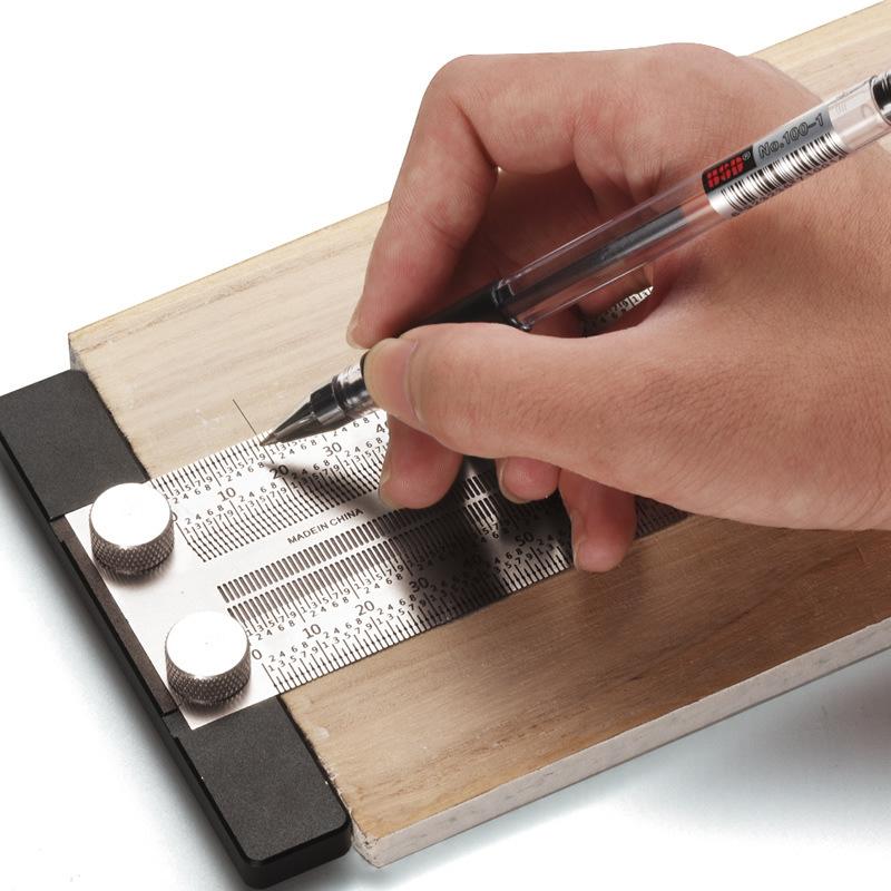 Woodworking And Carpentry - Righello a T in Acciaio Inox