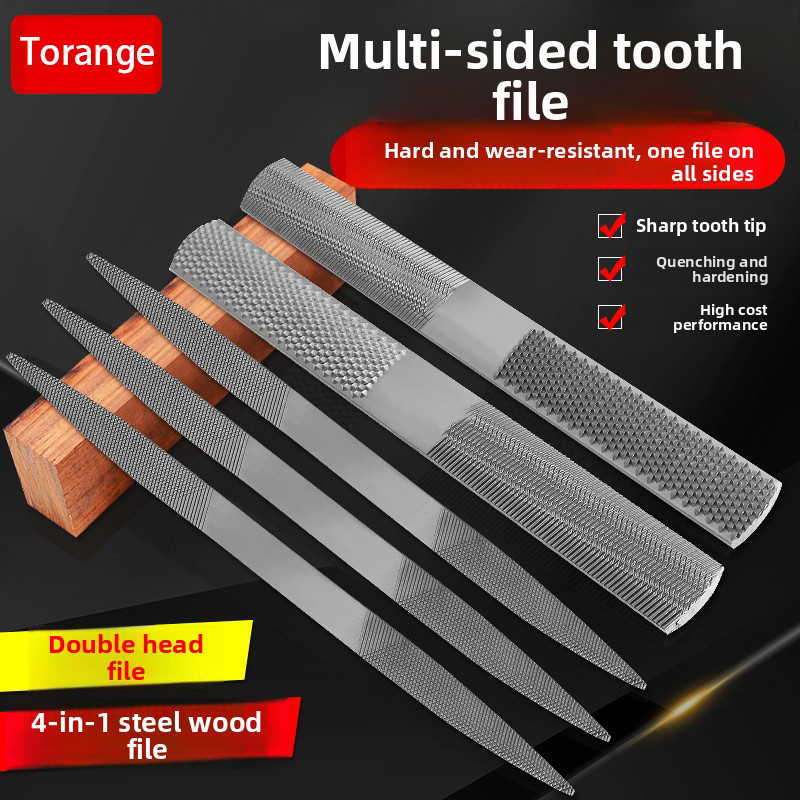 Woodworking Rasps And Files - Set di Lime per Falegnameria Quattro