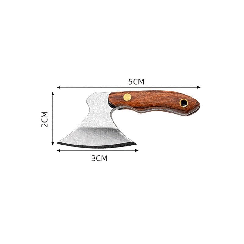 Woodworking Hatchet - Mini Ascia Tascabile in Acciaio Inossidabile