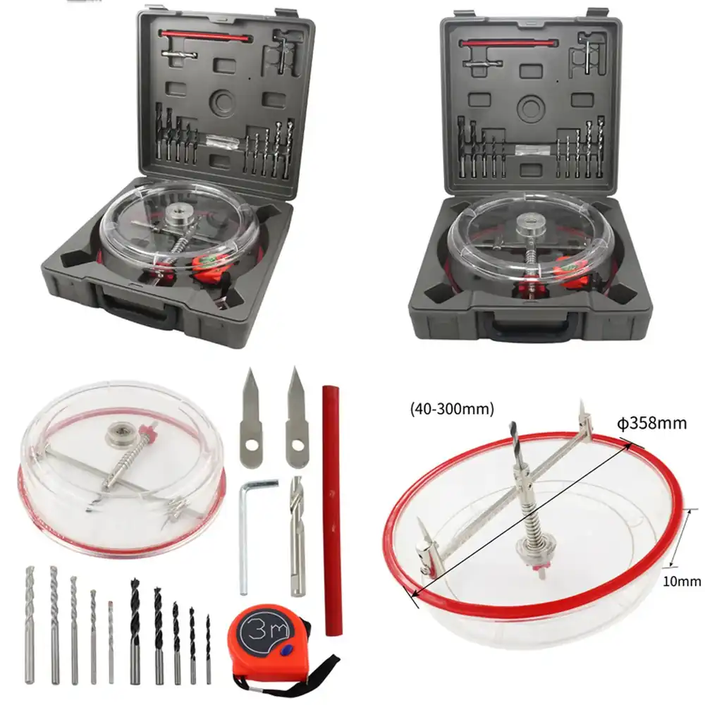 Woodworking Edge - Set di frese a tazza regolabili