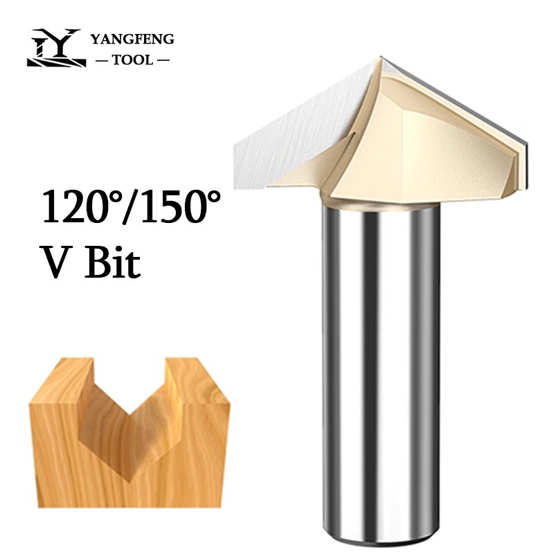 Woodworking Class - 120 150 gradi V Bit 1/2