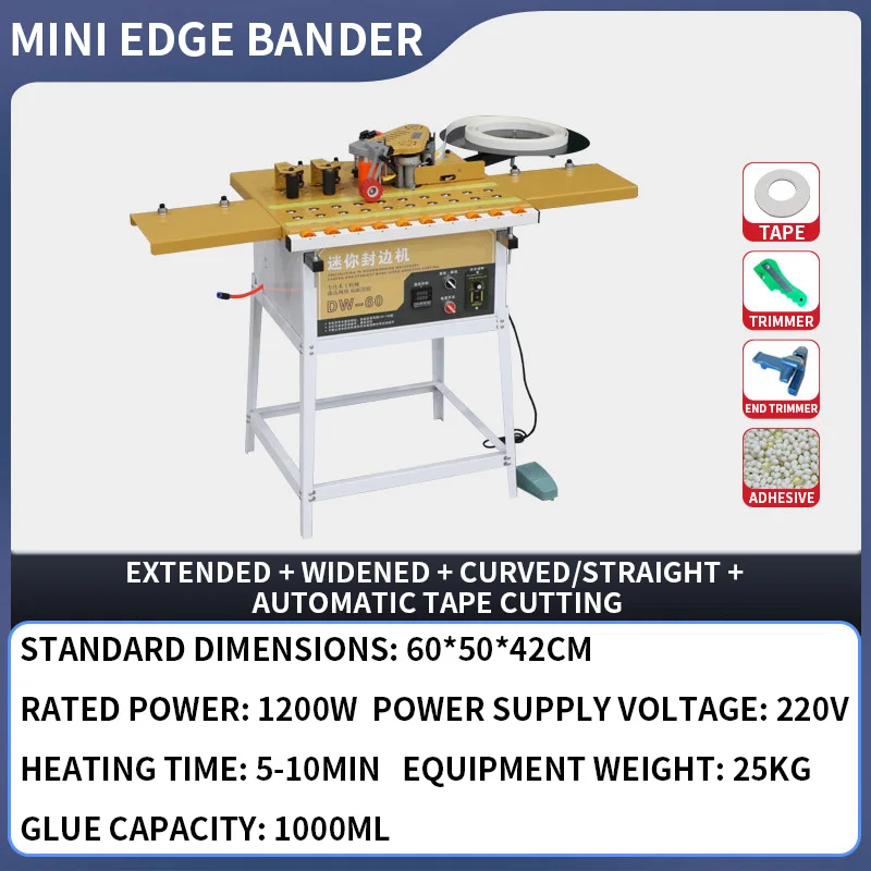 Bordatrice Mini DW-60, Modello - Woodworking Edge recensione e prezzo