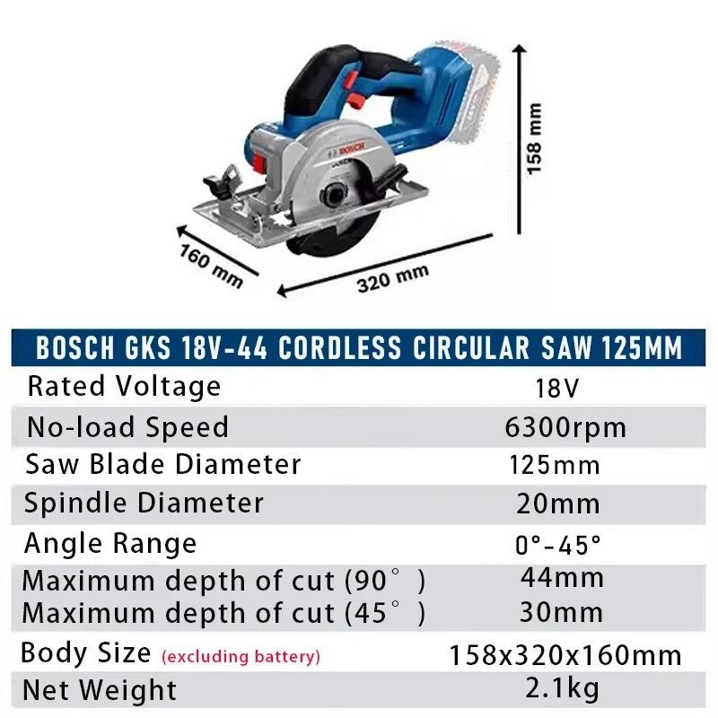 Sega Circolare a Batteria Bosc - Woodworking Cutting Tools recensione e prezzo