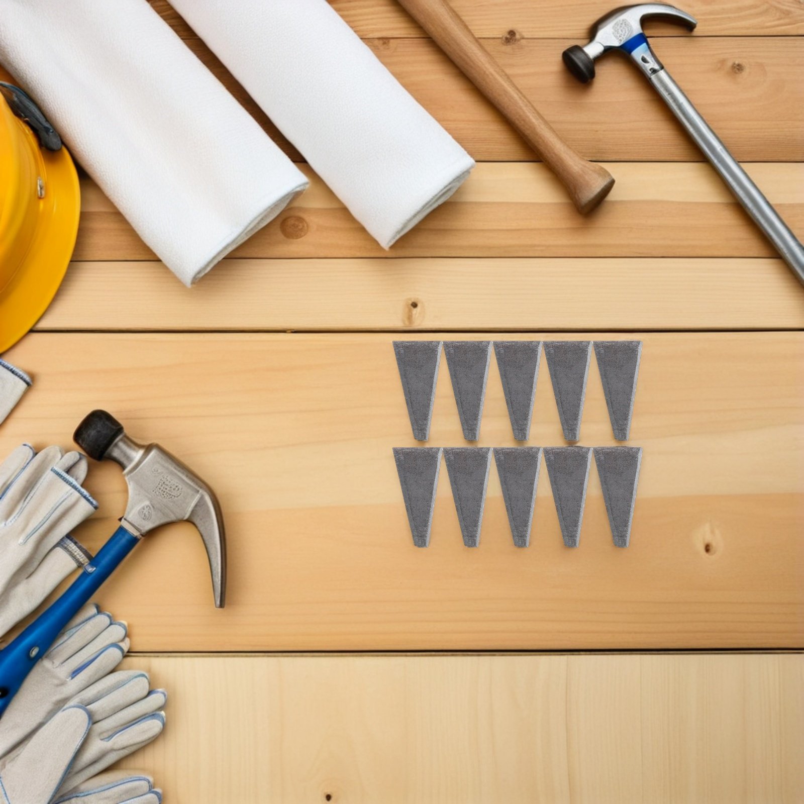 10 pz. Cuneo Triangolare per A - Wooden Mallet Carving recensione e prezzo