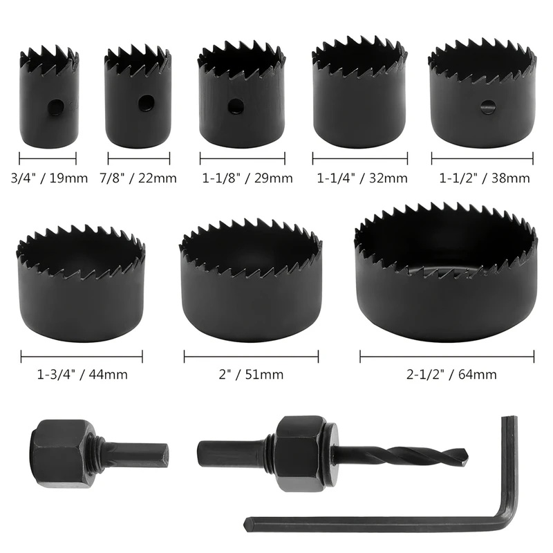 Kit di 8 punte per foratura de - Woodworking Drill Bits recensione e prezzo
