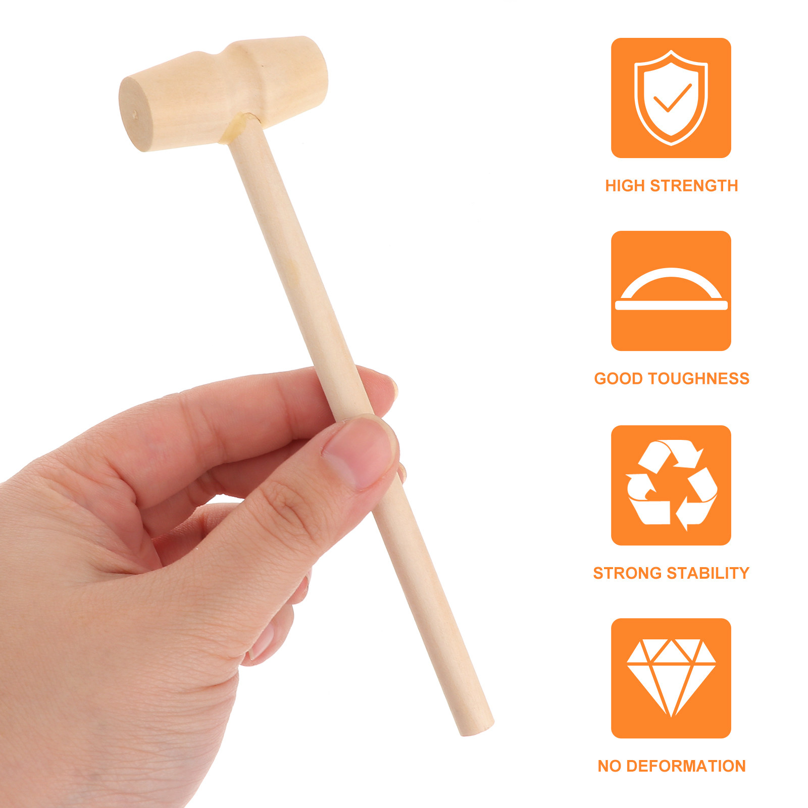 20 Pezzi Mini Martello in Legn - Wooden Mallet Carving recensione e prezzo