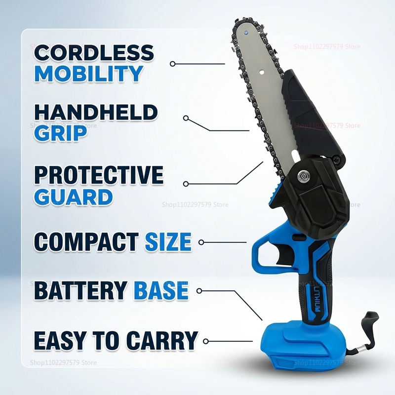 Motosega Elettrica a Batteria  - Woodworking Yard Projects recensione e prezzo