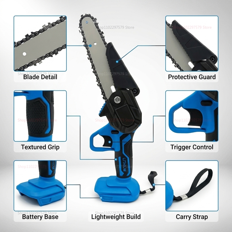 Motosega Elettrica a Batteria  - Woodworking Yard Projects recensione e prezzo